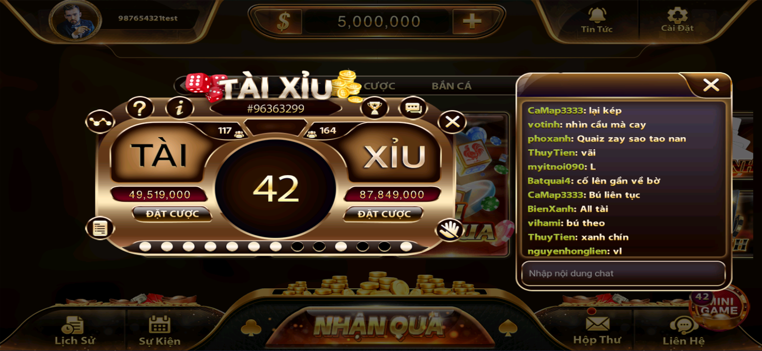 Giao diện 'chất lừ' của app Video Poker.